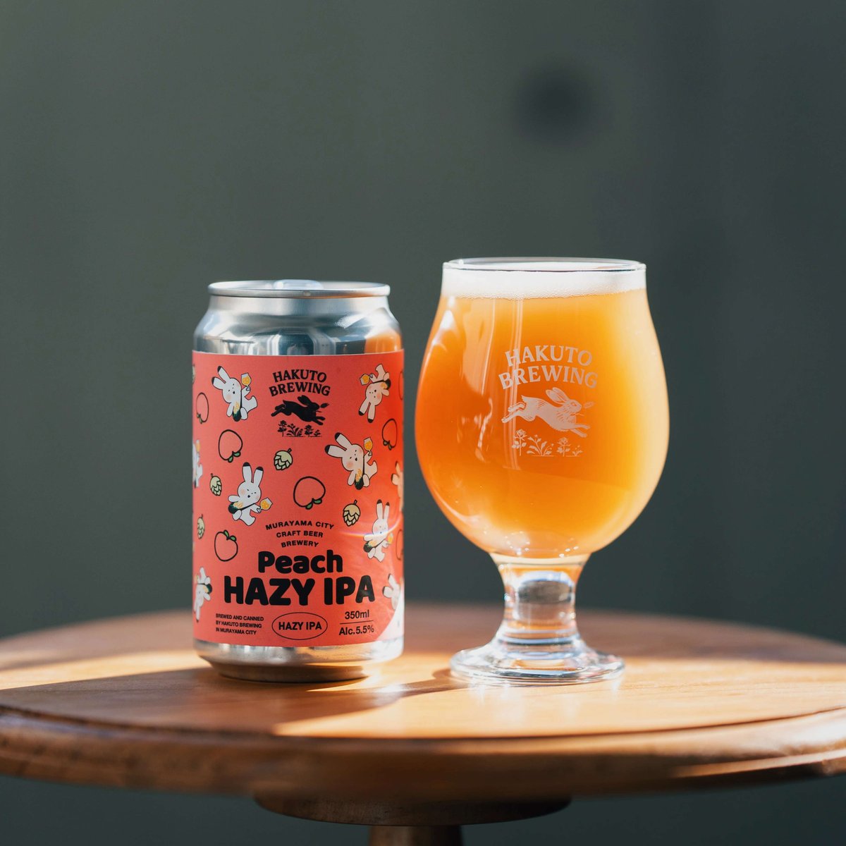 期間限定】Peach HAZY IPA ／缶ビール3本 or 6本セット | HAKUTO