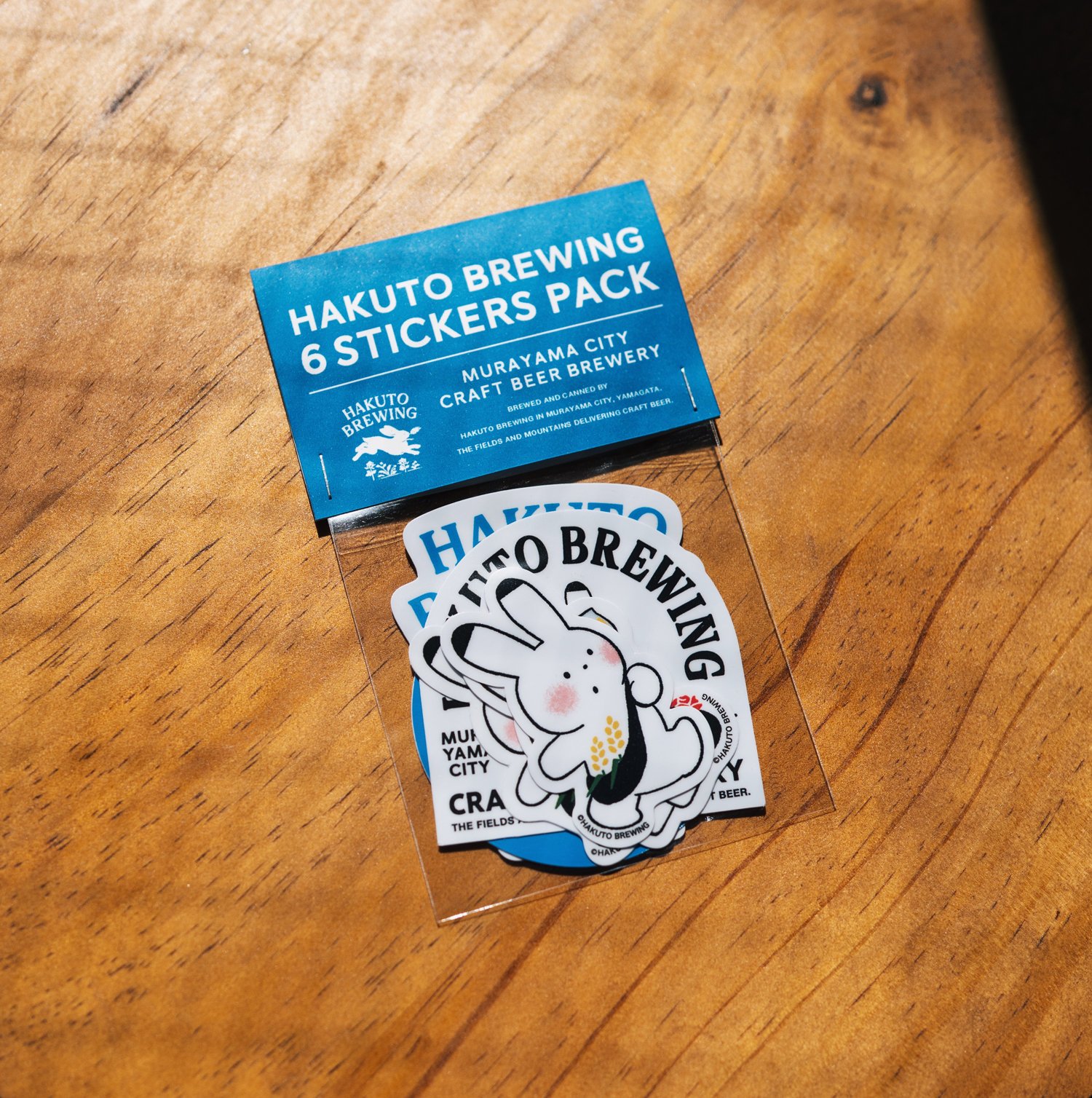 グッズ】HAKUTO BREWING 6 Sticker Pack／ステッカー6枚セット |