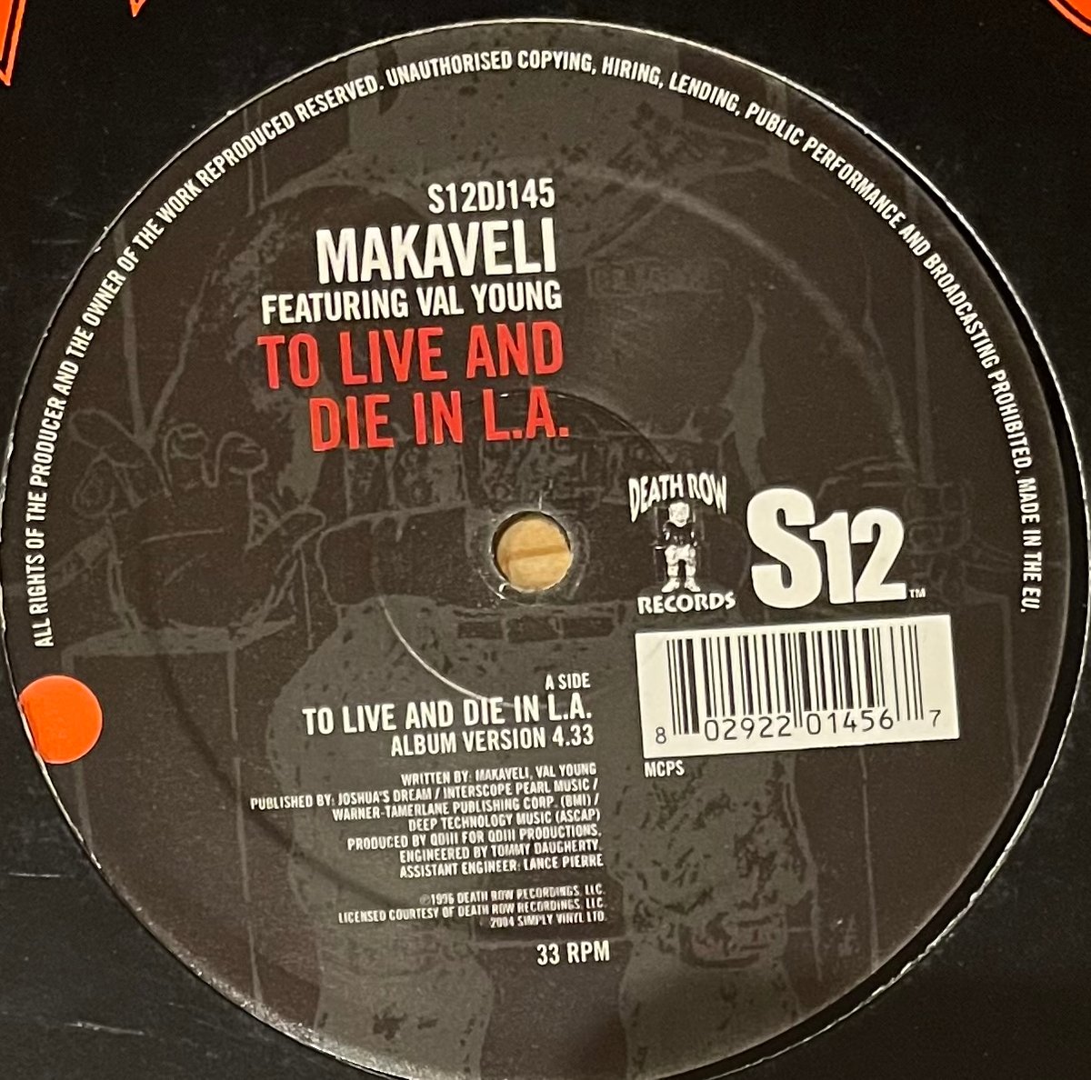 MAKAVELI / 2PAC - To Live And In L.A. / Lost So