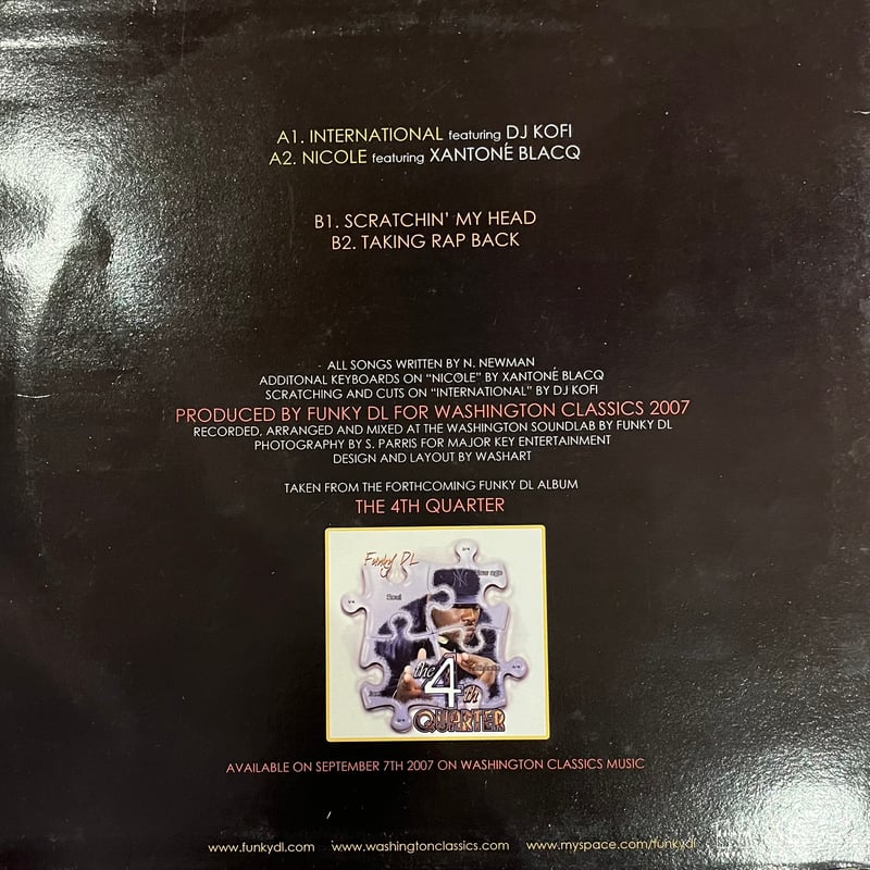 FUNKY DL - The 4th Quarter EP | OTHENTIQUESTORE