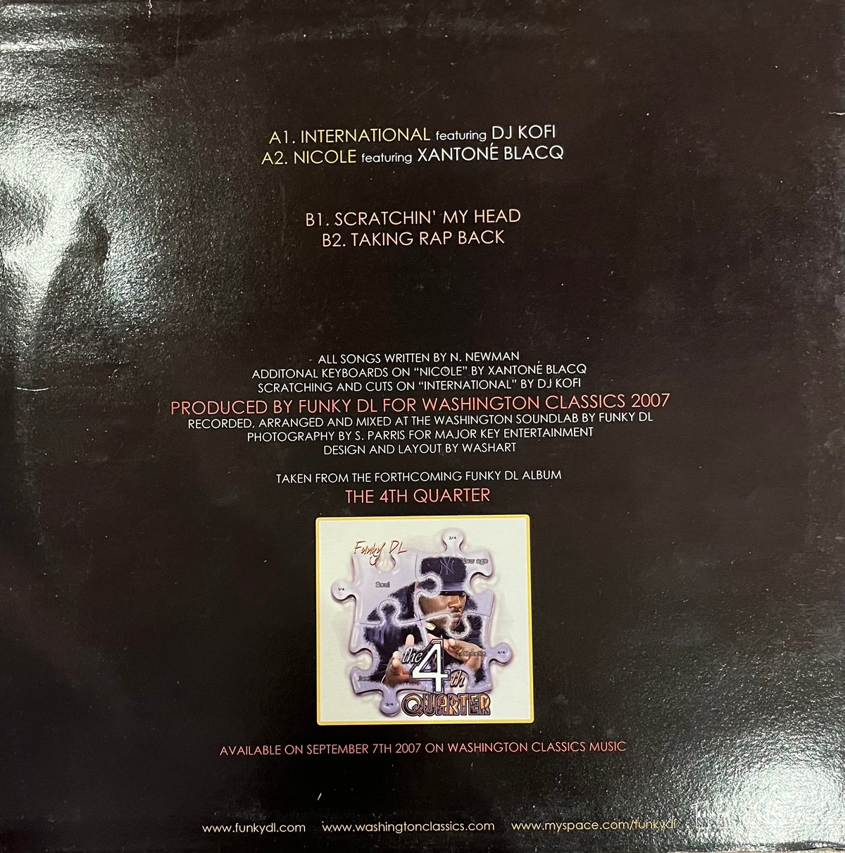 FUNKY DL - The 4th Quarter EP | OTHENTIQUESTORE