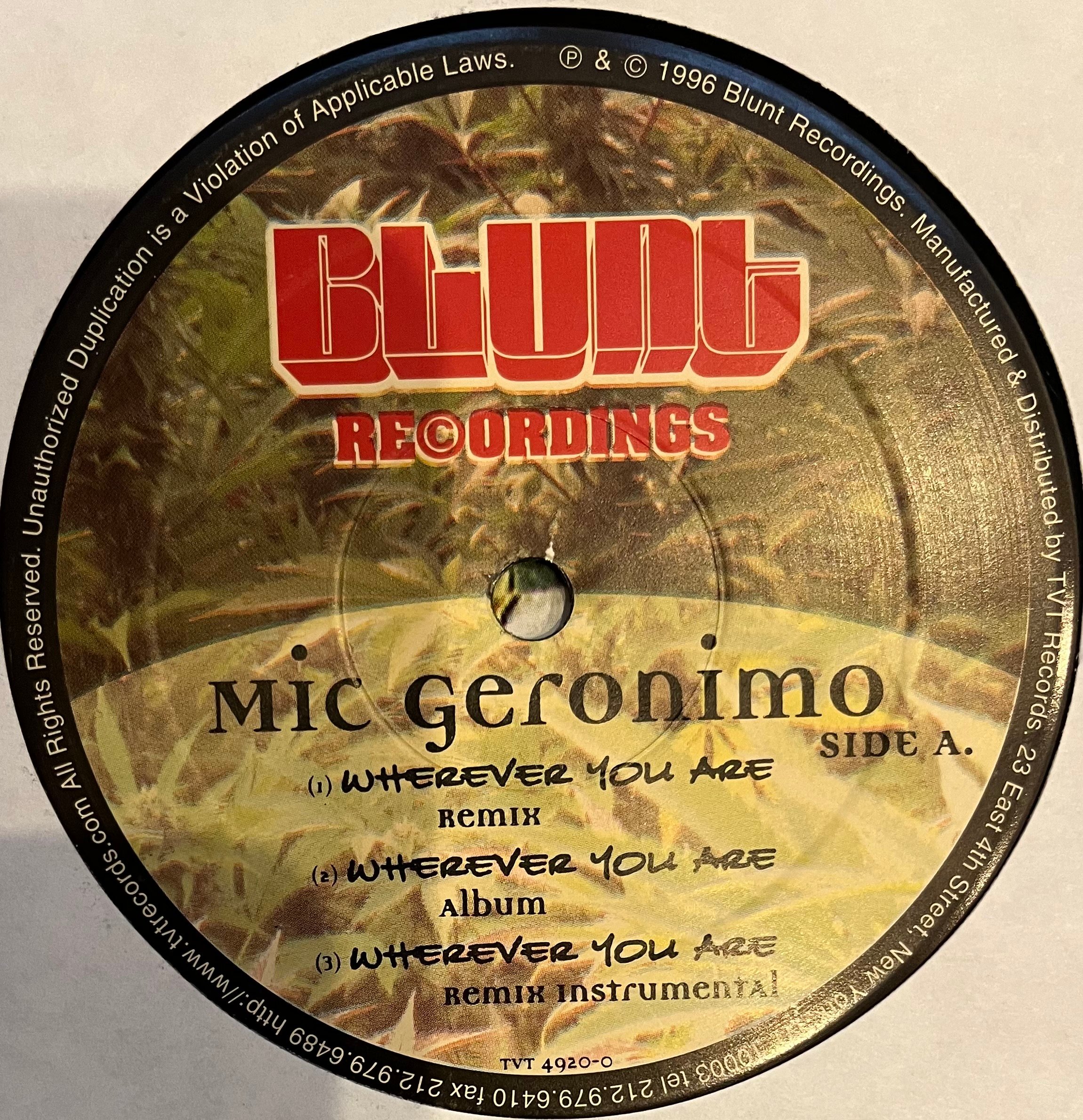 MIC GERONIMO - Wherever You Are | OTHENTIQUESTORE