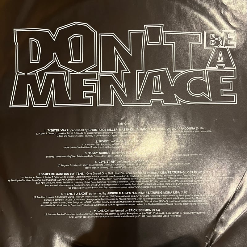 V.A. - Don't Be A Menace To South Central While