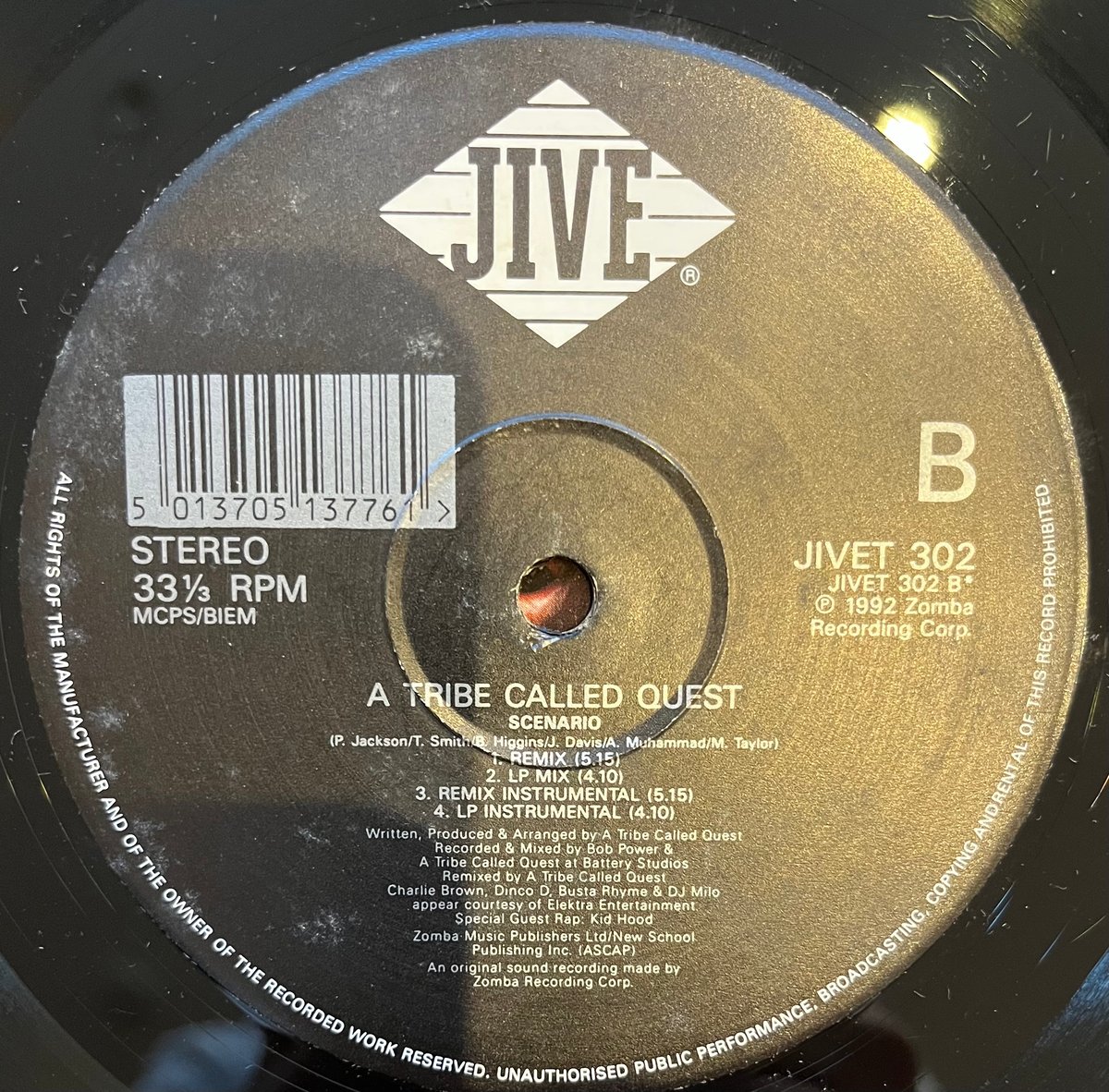 A TRIBE CALLED QUEST - Scenario (UK盤） | OTHENT