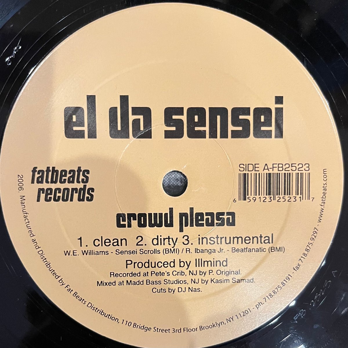 EL DA SENSEI -Crowd Pleasa / Natural Feel Good