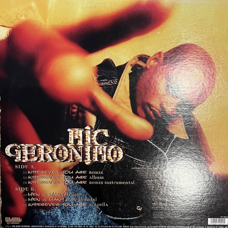 Mic Geronimo 2nd アルバム レコード MIC GERONIMO // VENDETTA (LP) inc. NOTHIN' BUT THE MONEY