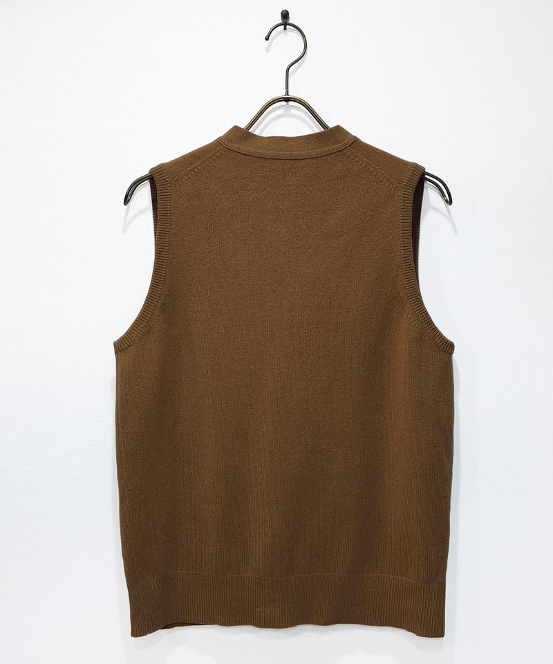 Ballantyne｜ Pure Cashmere Sleeveless Cardigan｜