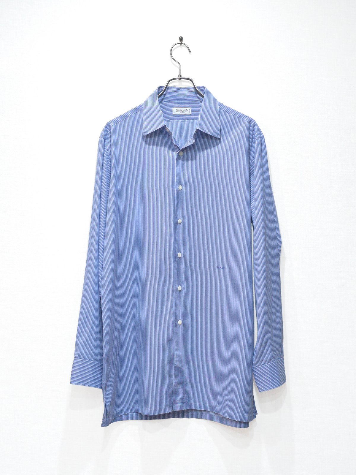 トップス CHARVET FRANCE STRIPE COTTON SHIRT Charvet｜ Striped Cotton Shirts｜ Blue × White |