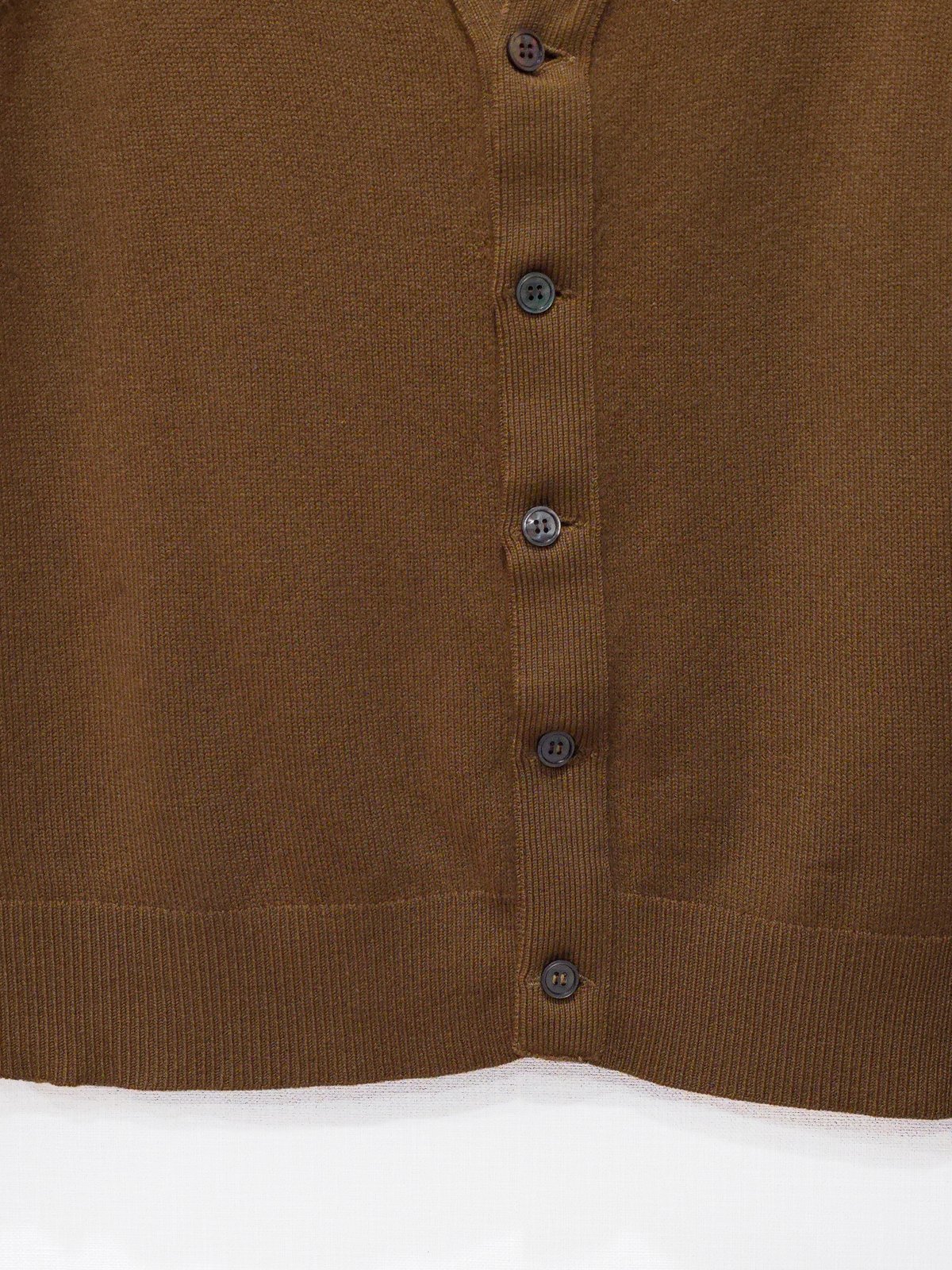 Ballantyne｜ Pure Cashmere Sleeveless Cardigan｜