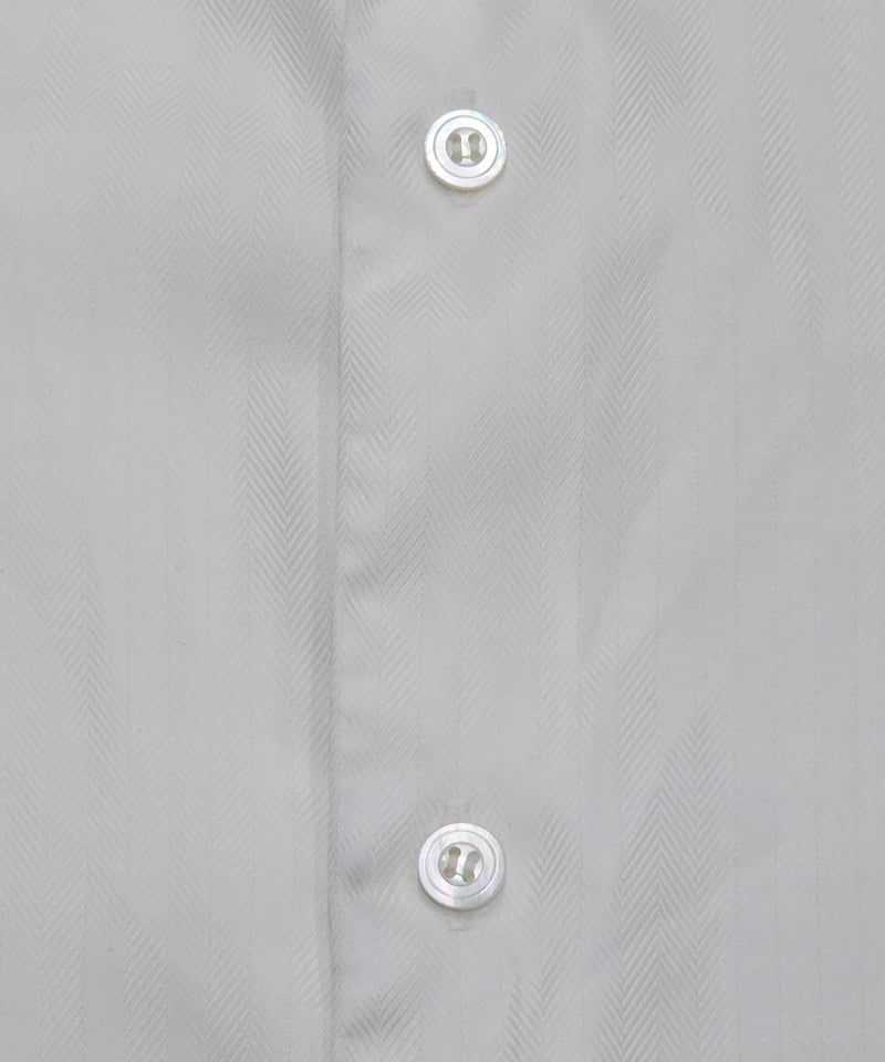 Charvet｜ Band-collar shirt｜ White | Corgi Vinta
