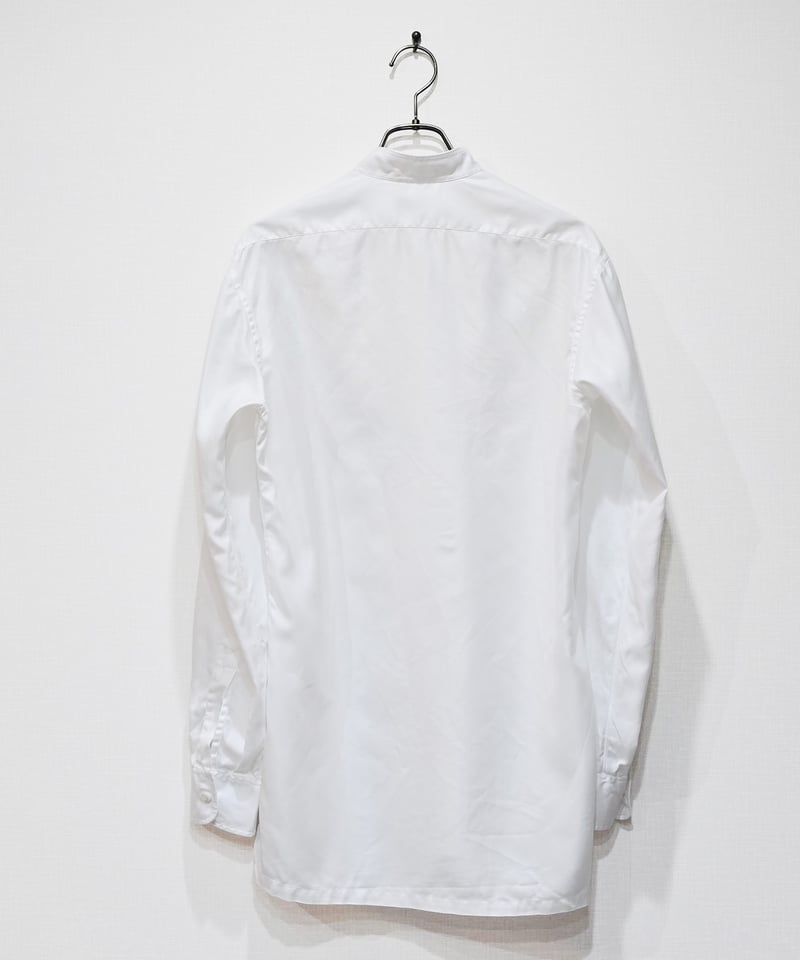 Charvet｜ Band-collar shirt｜ White | Corgi Vinta
