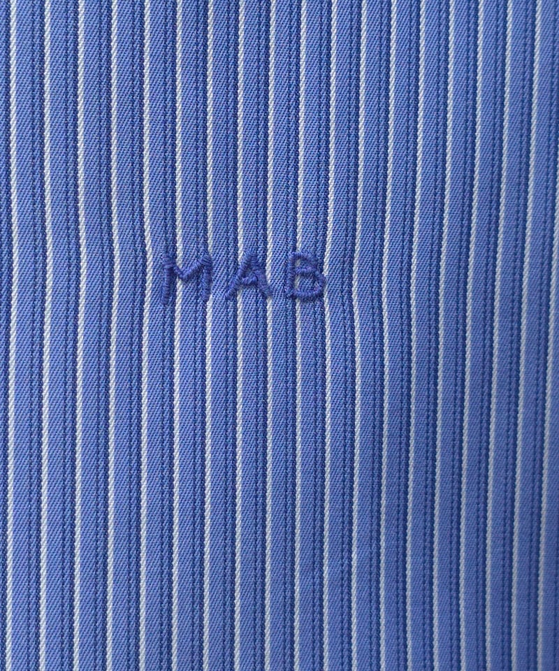 Charvet｜ Striped Cotton Shirts｜ Blue × White |