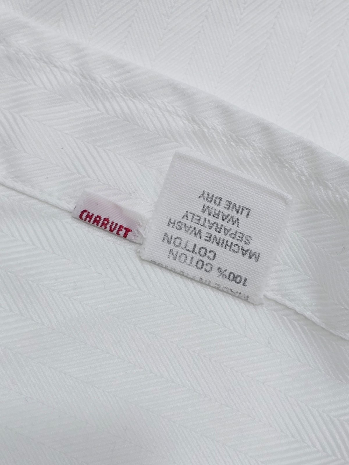 Charvet｜ Band-collar shirt｜ White | Corgi Vinta