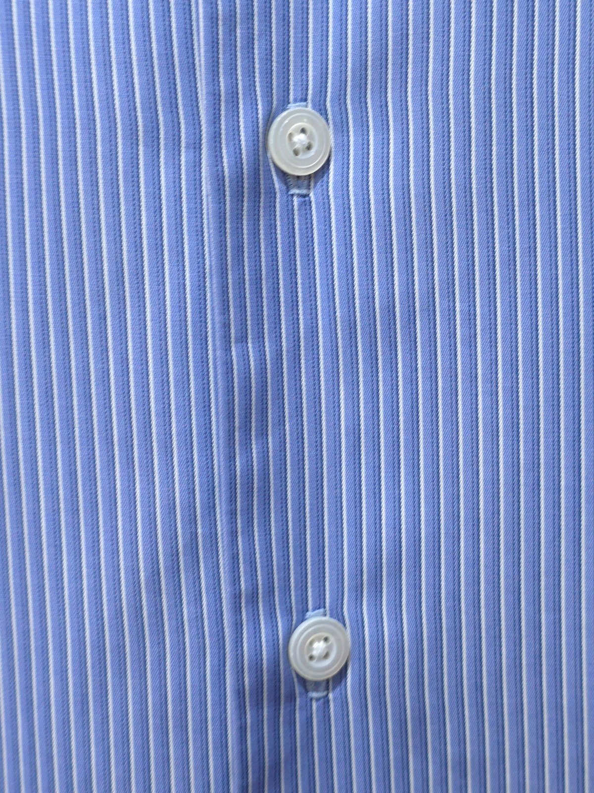 Charvet｜ Striped Cotton Shirts｜ Blue × White |