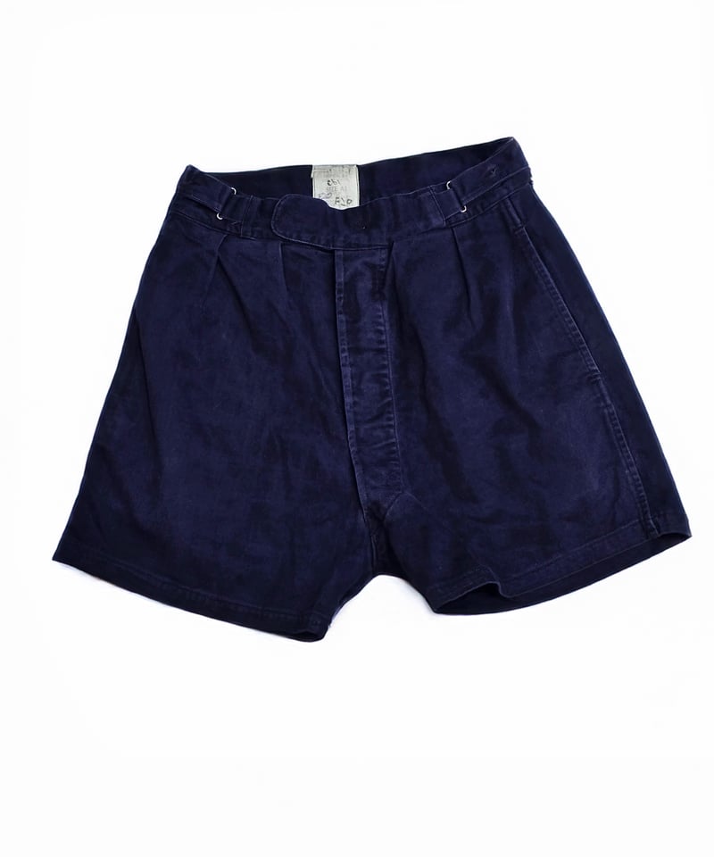 Royal Navy｜ Blue Drill Tropical N.P Shorts｜ A1 