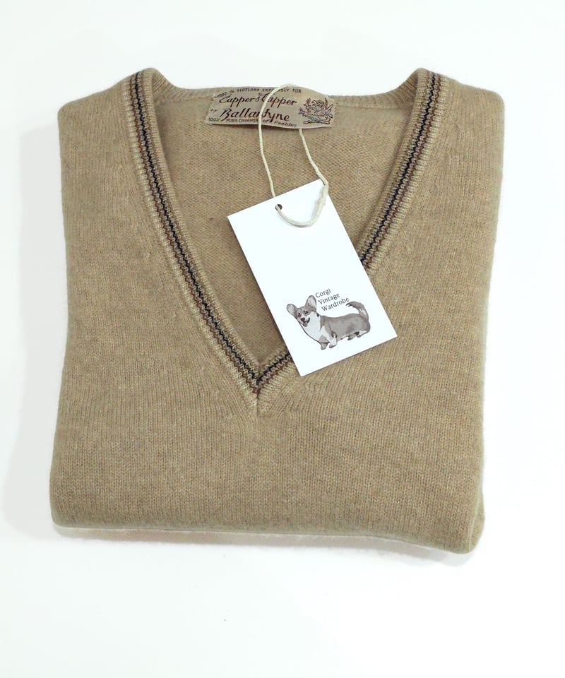 Ballantyne｜Pure Cashmere sleeveless jumper｜Beig