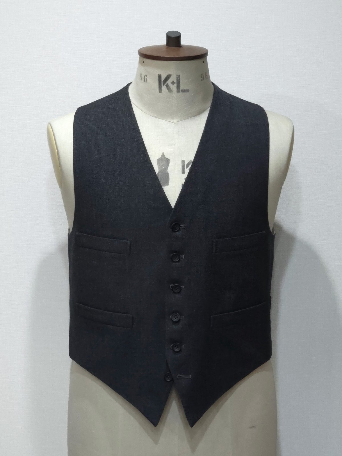 H. Huntsman & Sons “Charcoal Three-Piece Suit i