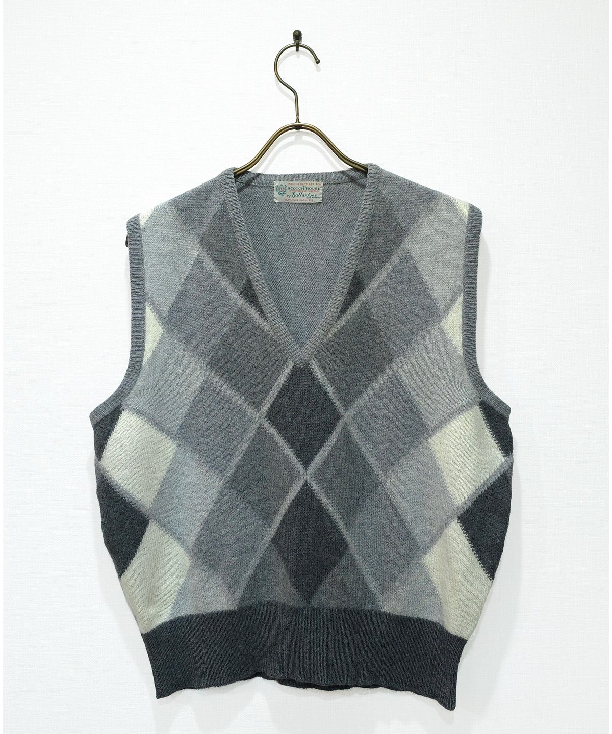 Ballantyne｜ Pure Cashmere Patterned Sleeveless