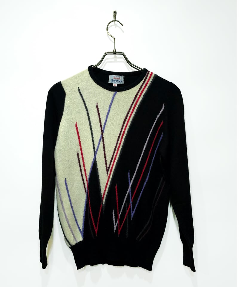 極美品 90s Ballantyne Pure Cashmere 42 Ballantyne | 100% Pure Cashmere Crew Neck Jump