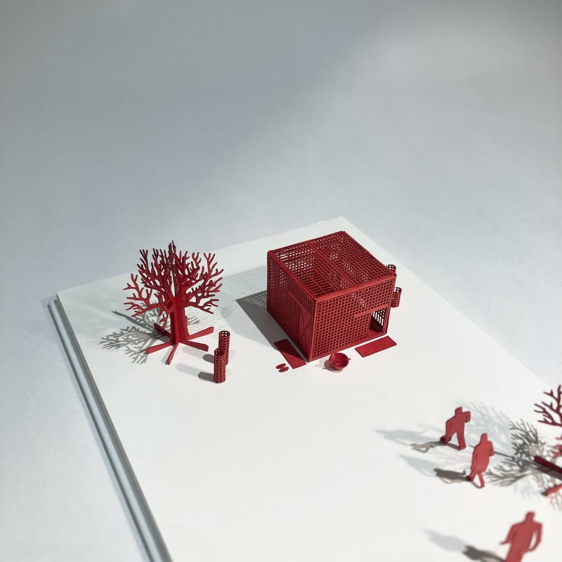 テラダモケイ 1/100建築模型用添景セット 内田繁 茶室「受庵」 | 公式