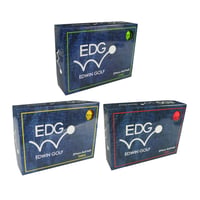 ゴルフ ゴルフボール EDWIN GOLF ゴルフボール マットカラー 12個入り エドウィンゴルフ エドウィン EDBA-3776 ライム レッド イエロー