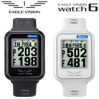 ゴルフ計測器 朝日ゴルフ イーグルビジョン watch6 EV-236 ウォッチ 6 腕時計型 GPSナビ ホワイト ブラック