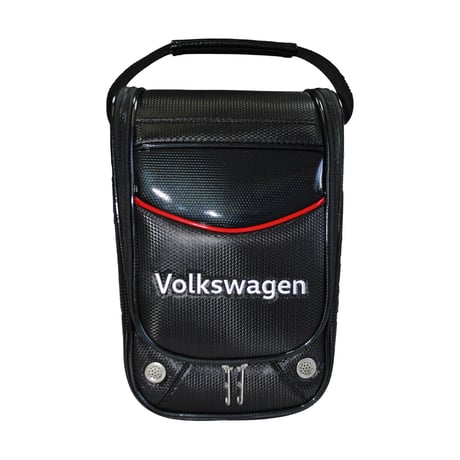 ゴルフ　バッグ　シューズケース　VOLKSWAGEN　ホワイト　ブラック　　vwbb-2472