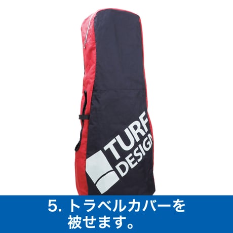 ゴルフ TURF DESIGN トラベルカバー TDTC-2278