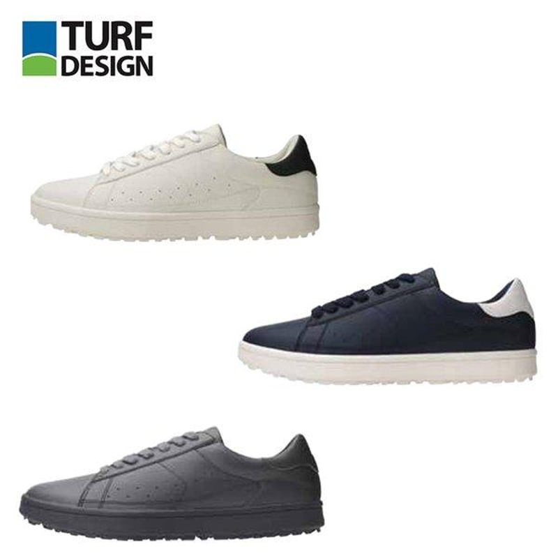 【新品】TURFDESIGN ゴルフシューズ 27 TURF DESIGN ターフデザイン メンズ ゴルフ シューズ 滑りにくい 靴