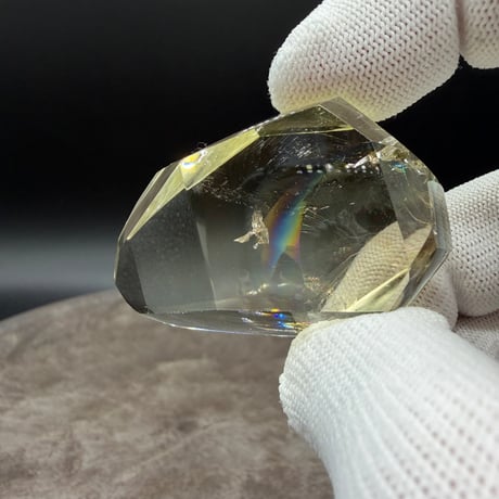 【龍神が宿る】虹入りシトリン ダブルポイント