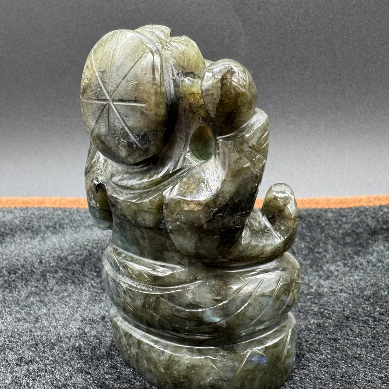 ガネーシャ像 ラブラドライト SV28 SV28 ガネーシャ像 ラブラドライト 天然石 パワーストーン