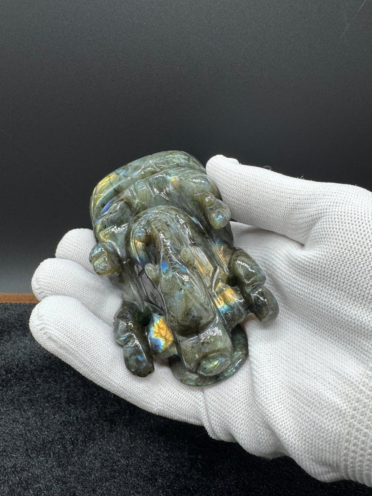 ラブラドライトガネーシャ♡ 光と知恵】ラブラドライトのガネーシャ | エストレーラストーン