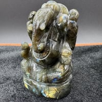 光と知恵】ラブラドライトのガネーシャ | エストレーラストーン