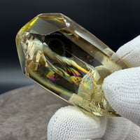 【龍神が宿る】虹入りシトリン ダブルポイント