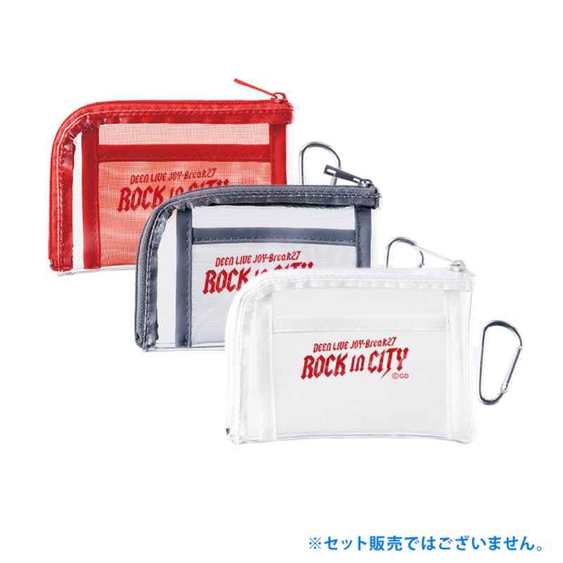 DEEN_Break27] カラビナ付きクリアミニポーチ | GDアーティストグッズ