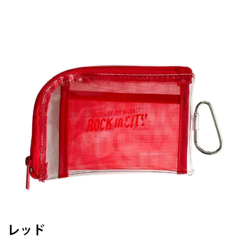 DEEN_Break27] カラビナ付きクリアミニポーチ | GDアーティストグッズ