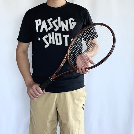 PASSINGSHOT テープロゴTシャツ WHITE
