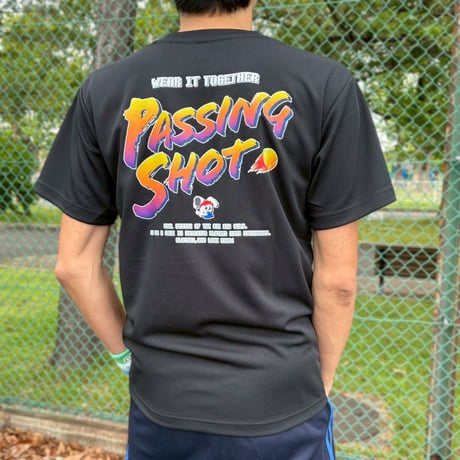 PASSINGSHOT ファイターTシャツ BLACK