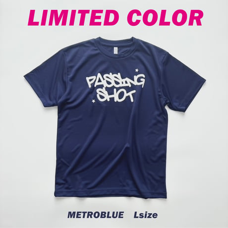 【限定色】PASSINGSHOT 初代Tシャツ METROBLUE（Lサイズ）