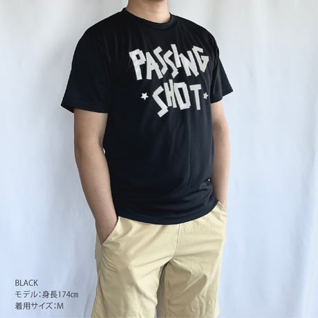 PASSINGSHOT テープロゴTシャツ WHITE