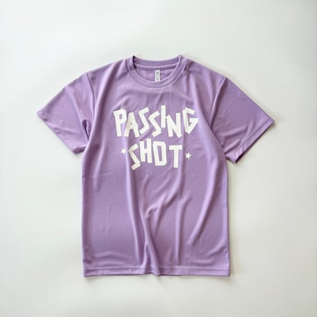 PASSINGSHOT テープロゴTシャツ PURPLE