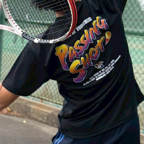 PASSINGSHOT ファイターTシャツ BLACK