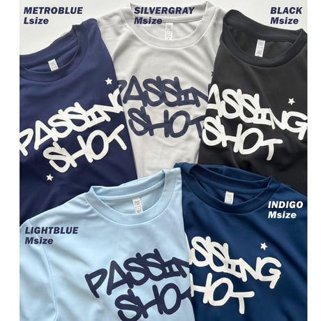 【限定色】PASSINGSHOT 初代Tシャツ METROBLUE（Lサイズ）