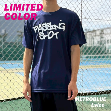 【限定色】PASSINGSHOT 初代Tシャツ METROBLUE（Lサイズ）