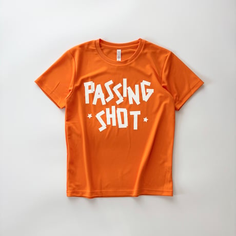 PASSINGSHOT テープロゴTシャツ ORANGE