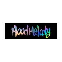 "Hood Melody" BIG LOGO HOLOGRAM STICKER