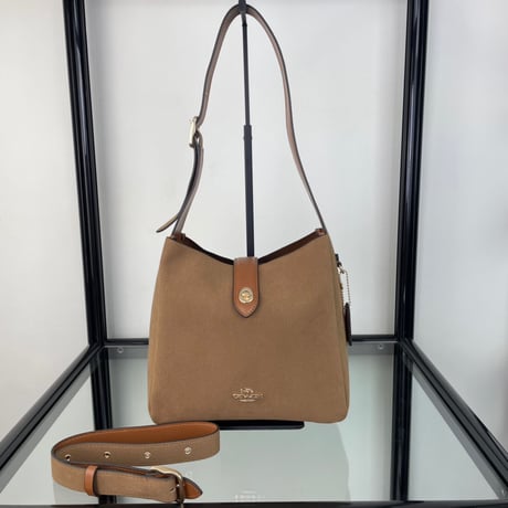 ⭐︎美品⭐︎COACH レザー2wayボストンバッグ ブラウン 南京錠アリ COACH コーチ ボストンバッグ 旅行かばん メンズ 2Way レザー