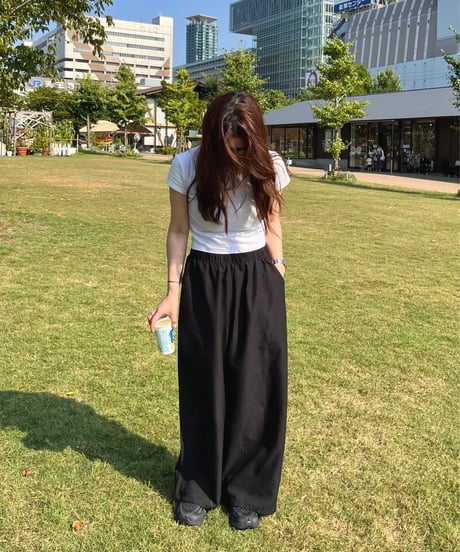 リラックスワイドパンツ