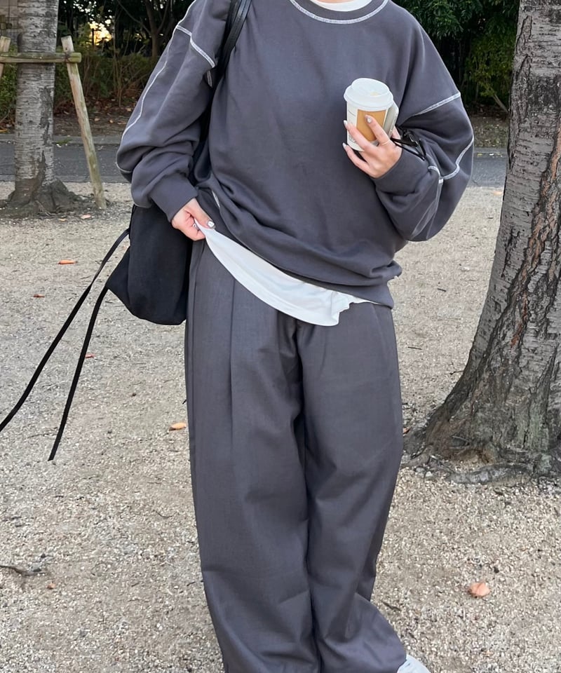 ヴィンテージライクステッチプルオーバー | an.