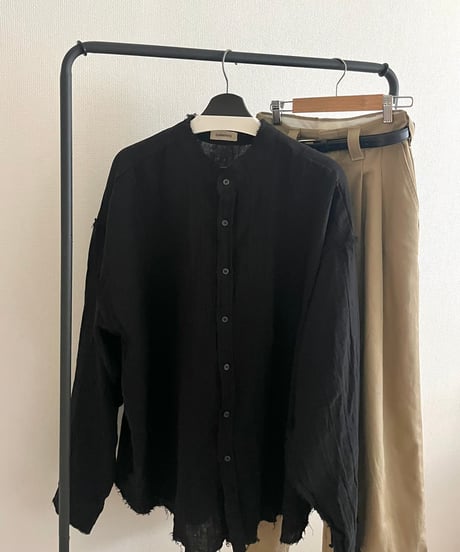 カットオフガーゼオーバーシャツ